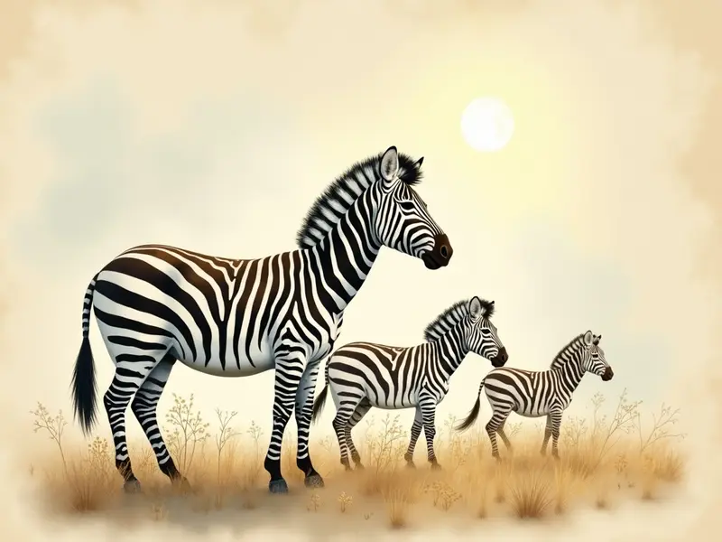 Illustration des Traums: Zebra