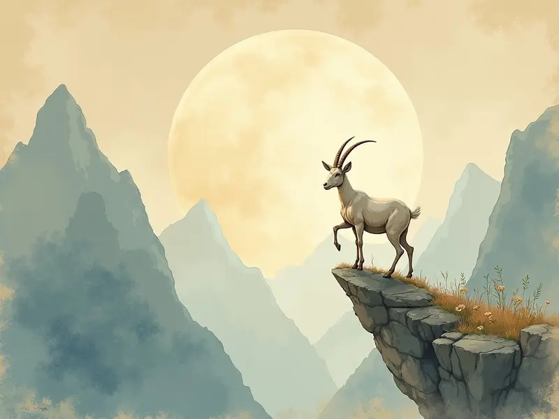 Illustration des Traums: Ziege