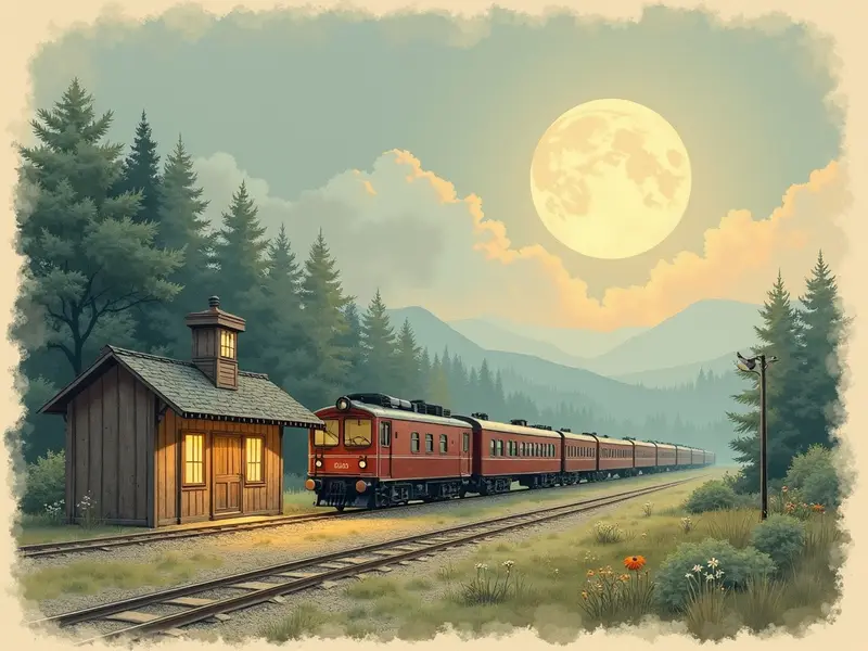 Illustration des Traums: Zug