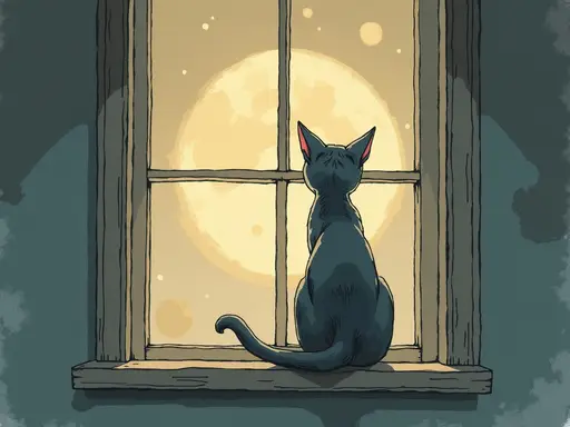 Ilustracja snu: die Katze