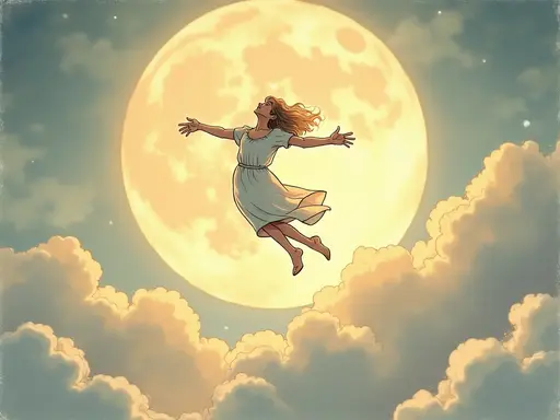 Illustration des Traums: Fliegen